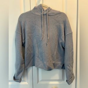 Light blue cashmere sweater from Aritzia